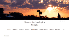 Desktop Screenshot of flindersarchsoc.org