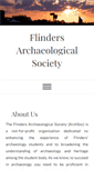 Mobile Screenshot of flindersarchsoc.org